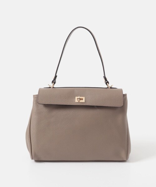 URBAN RESEARCH ROSSO（アーバンリサーチロッソ）の「AULENTTI　フラップバッグ（ハンドバッグ・レディース・BLACK/TAUPE・Free）」の15枚目の写真
