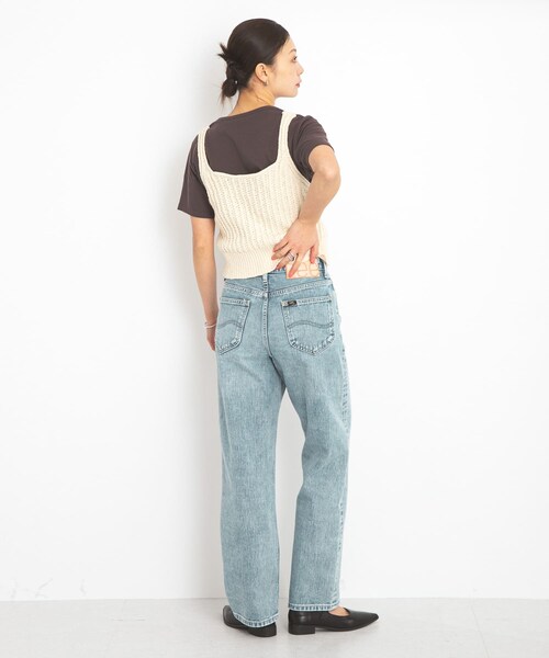 URBAN RESEARCH Sonny Label（アーバンリサーチサニーレーベル）の「2WAY透かし編みニットビスチェ（キャミソール・レディース・ネイビー/アイボリー/ピンク・FREE）」の12枚目の写真