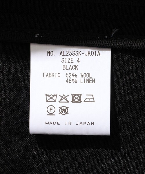 ADAM ET ROPE'(アダムエロペ)の「【Allege./アレッジ】Linen Jacket(その他アウター・メンズ・ブラック・4)」の10枚目の写真