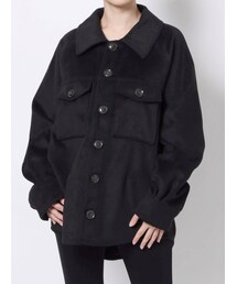 EVRIS | フェイクウールシャツ(シャツ/ブラウス)