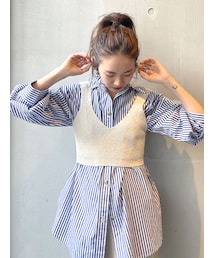 Ungrid | スラブニットビスチェ(ベスト)