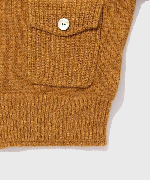 【MIDTHINGS/ミッドシングス】BIRD PATCH CARDIGAN