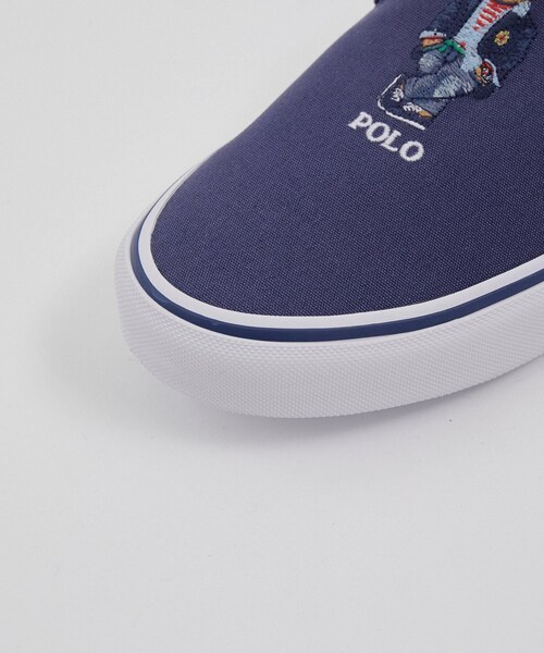 JUNRED（ジュンレッド）の「POLO RALPHLAUREN / Keaton Polo ベア スリップオン スニーカー（スリッポン・メンズ・ネイビー・9.5/8.5/7.5）」の7枚目の写真