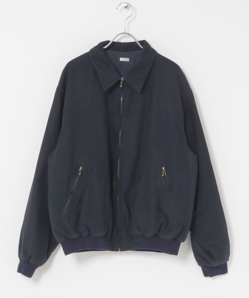 URBAN RESEARCH（アーバンリサーチ）の「A PRESSE　Vintage Cotton Silk Moleskin Jacket（ブルゾン・メンズ・BLACK/NAVY・2/3）」の9枚目の写真