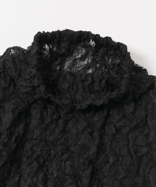 URBAN RESEARCH(アーバンリサーチ)の「TanC TOKYO CRUSHED LACE GATHER SKIRT(スカート・レディース・WHITE/BLACK・Free)」の7枚目の写真
