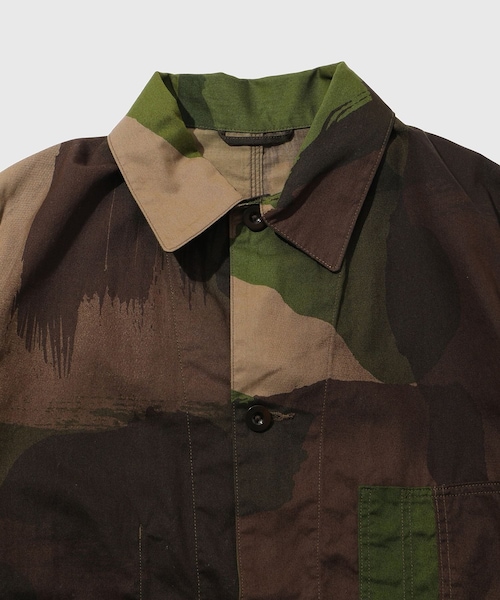 ADAM ET ROPE'（アダムエロペ）の「【blurhms/ブラームス】Brush Storoke Camo Coverall（カバーオール・メンズ・グリーン系・3/4）」の4枚目の写真