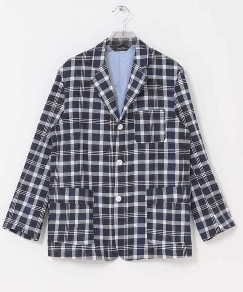 URBAN RESEARCH（アーバンリサーチ）の「BROOKS BROTHERS　MADRAS 3PPKT JACKET（テーラードジャケット・メンズ・BLACK/NAVY/BEIGE/NAVY・M/L/XL）」の19枚目の写真