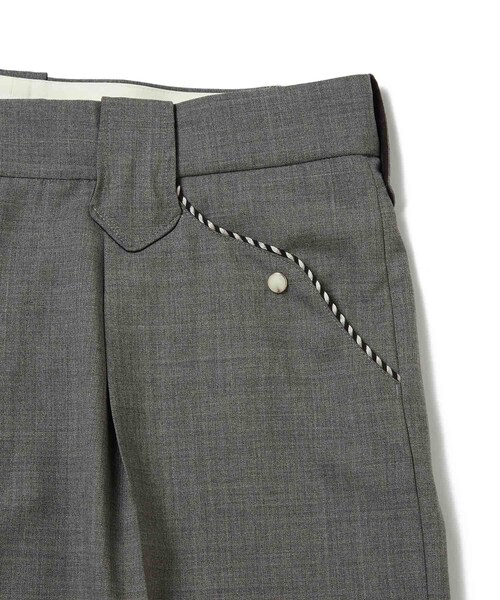 DAIRIKU / ダイリク】 Embroidery Western Wide Slacks