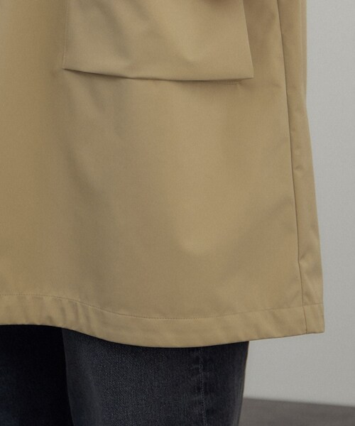 ADAM ET ROPE'（アダムエロペ）の「3レイヤーミリタリーコート / KAJIF（ミリタリージャケット・レディース・ブラック/ベージュ・F）」の21枚目の写真