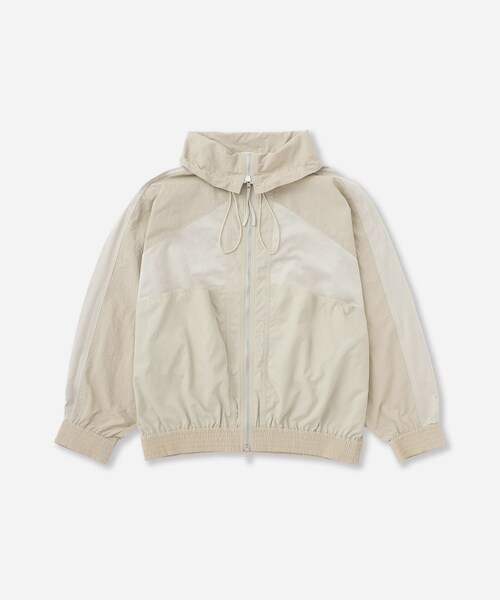 Saturdays NYC（サタデーズ ニューヨークシティ ）の「Edie Training Jacket  | WOMEN（その他アウター・レディース・キナリ/ネイビー・L/M/S）」の4枚目の写真