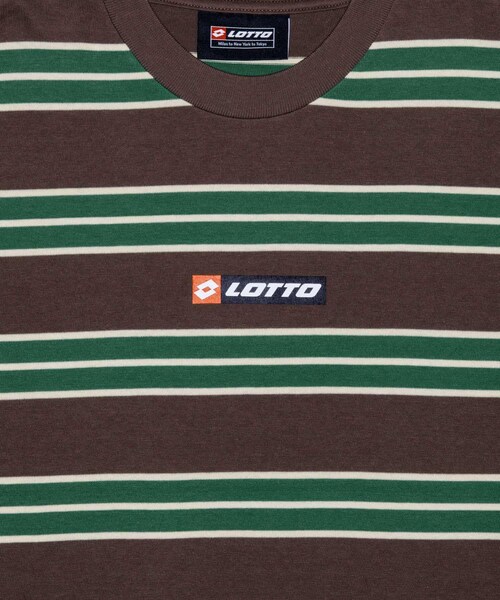 URBAN RESEARCH（アーバンリサーチ）の「LOTTO　MULTI BORDER T-SHIRTS（Tシャツ/カットソー・メンズ・WHITE/BROWN/NAVY・M/L/XL）」の14枚目の写真