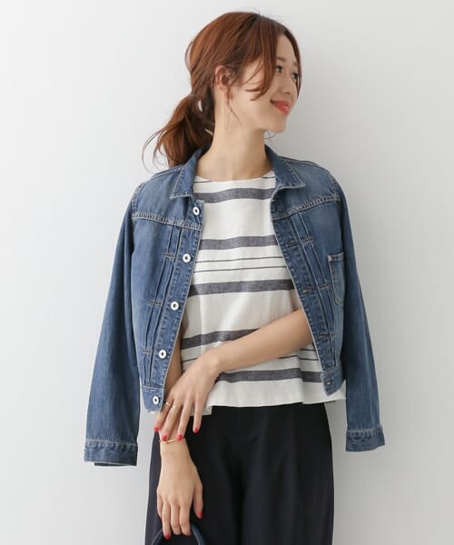 URBAN RESEARCH DOORS（アーバンリサーチドアーズ）の「デニムジャケット（デニムジャケット・レディース・INDIGO/ONE WASH・one）」の6枚目の写真