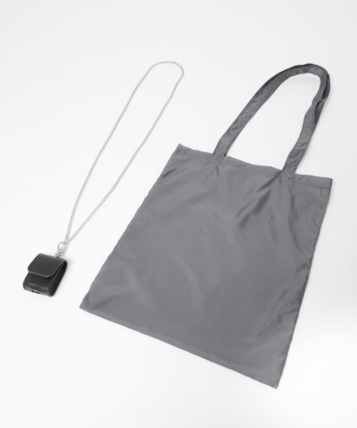 ITEMS URBANRESEARCH（アイテムズ アーバンリサーチ）の「エコバッグ付ミニバッグ（ショルダーバッグ・レディース・PALE BLUE/BLACK/L.BEIGE/PALE PINK・one）」の7枚目の写真