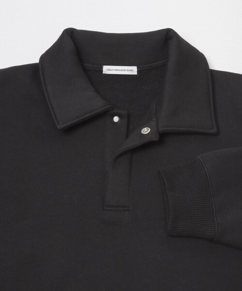 URBAN RESEARCH DOORS(アーバンリサーチドアーズ)の「裏起毛スウェットポロシャツ(スウェット・メンズ・GRAY/NAVY/BLACK・M/L)」の13枚目の写真