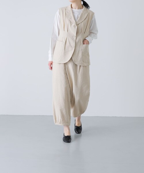 かぐれ（カグレ）の「susuri　クリケットベスト（ベスト・レディース・beige・1）」の8枚目の写真