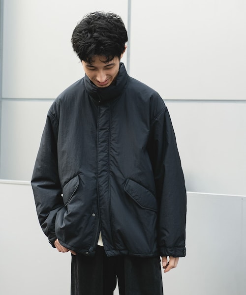 URBAN RESEARCH DOORS(アーバンリサーチドアーズ)の「中綿ショートモッズコート(モッズコート・メンズ・OLV CHK/CCL CHK/BLACK・M/L)」の5枚目の写真