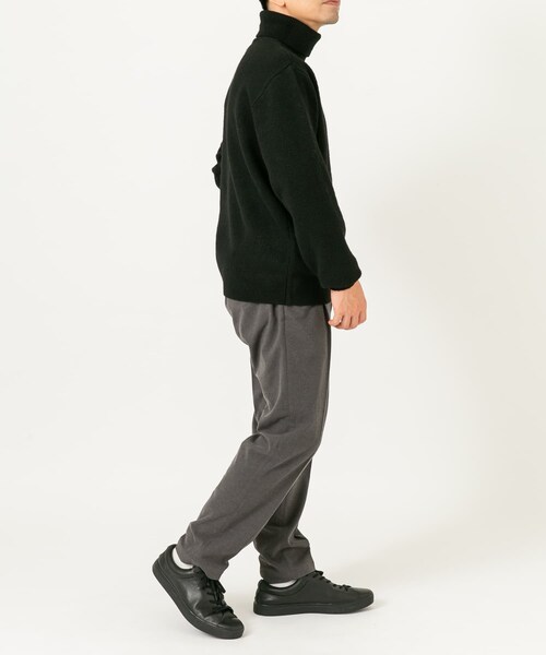 URBAN RESEARCH ROSSO（アーバンリサーチロッソ）の「ブークレストレッチタートルニット（ニット/セーター・メンズ・GREIGE/GRAY/KHAKI/BLACK/BLUE・S/M/L/XL）」の11枚目の写真