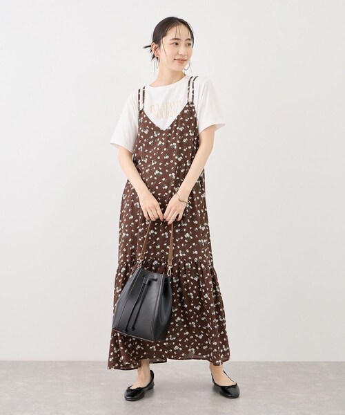 ROPE' PICNIC(ロペピクニック)の「RENUロゴ&フォトアソートプリントTシャツ/UVカット・接触冷感・イージーケア(Tシャツ/カットソー・レディース・ホワイト/ホワイト系・F)」の17枚目の写真