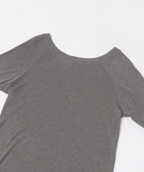 LAATO(ラート)の「layered color tee(Tシャツ/カットソー・レディース・ネズミ/バター/リップ・Free)」の7枚目の写真