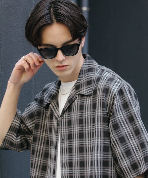 SENSE OF PLACE by URBAN RESEARCH(センスオブプレイスバイアーバンリサーチ)の「キャットアイサングラス(メガネ・メンズ・BLK×BLU/BLACK/CLR BRN・one)」の11枚目の写真