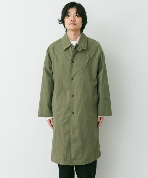 URBAN RESEARCH DOORS（アーバンリサーチドアーズ）の「THE NORTH FACE PURPLE LABEL　B.W.F.SOUTIEN COLLAR COAT（ステンカラーコート・メンズ・KHAKI(KK)/A.GRAY(AH)・M/L）」の20枚目の写真