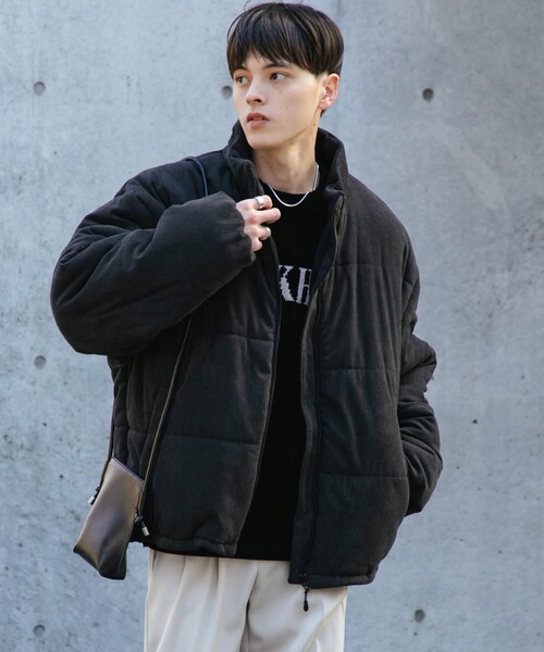 SENSE OF PLACE by URBAN RESEARCH(センスオブプレイスバイアーバンリサーチ)の「『ユニセックス』コーデュロイパデットブルゾン(その他アウター・メンズ・CHARCOAL/WHITE/BROWN・M/L)」の22枚目の写真