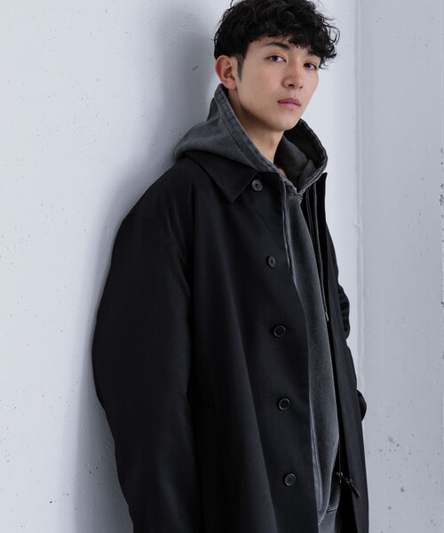SENSE OF PLACE by URBAN RESEARCH（センスオブプレイスバイアーバンリサーチ）の「ステンカラーコート（テーラードジャケット・メンズ・BEIGE/BLACK/MINT・M/L）」の21枚目の写真