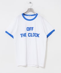 URBAN RESEARCH（アーバンリサーチ）の「Teya　Flock Ringer T-shirts（Tシャツ/カットソー・レディース）」
