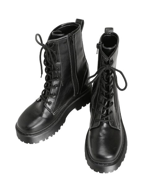 MURUA（ムルーア）の「レースアップショートブーツ（ブーツ）」 - WEAR 