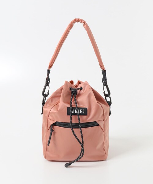 THE GOODLAND MARKET（ザグッドランドマーケット）の「AIGLE　アーバン 巾着バッグ（ハンドバッグ・レディース・NOIR/URBAN/P.PINK・one）」の3枚目の写真