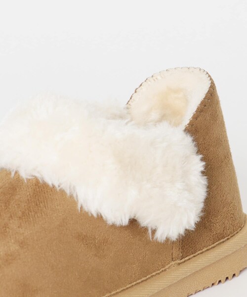 URBAN RESEARCH DOORS（アーバンリサーチドアーズ）の「ショートムートンブーツ(KIDS)（シューズ小物/雑貨・キッズ・BROWN/BEIGE・18/19/20/21/22）」の12枚目の写真