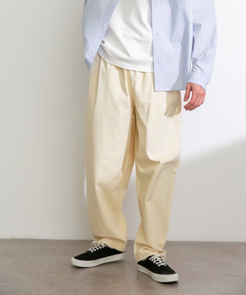 URBAN RESEARCH Sonny Label（アーバンリサーチサニーレーベル）の「ベーシックワイドイージーチノパンツ（チノパンツ・メンズ・ベージュ/キナリ/チャコール/ブラック・S/M/L）」の21枚目の写真