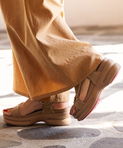 ROPE'（ロペ）の「【3/19(木)12:00〜先行予約開始/NO NAME×前田典子さん(マエノリ)×ROPE’】コンクリートサンダル（サンダル・レディース・ブラック/ベージュ・35/36/37/38）」の15枚目の写真