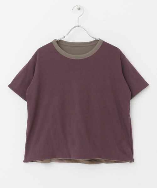 URBAN RESEARCH DOORS(アーバンリサーチドアーズ)の「mizuiro ind reversible t-shirts(Tシャツ/カットソー・レディース・blk×beige/brown×blk/gray×ppl・FREE)」の13枚目の写真