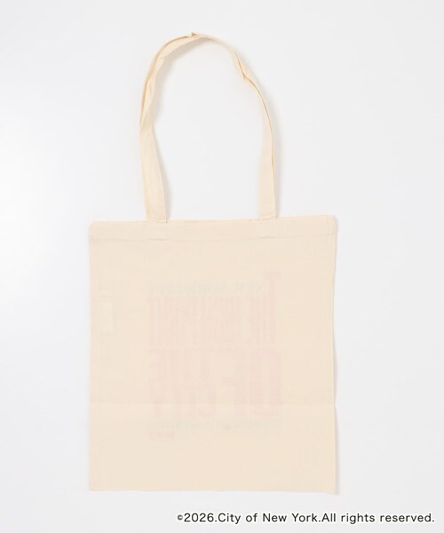 KBF（ケイビーエフ）の「GOOD ROCK SPEED　NYC ToteBag（トートバッグ・レディース・WHITE/NATURAL・Free）」の7枚目の写真