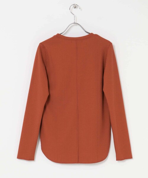 URBAN RESEARCH ROSSO（アーバンリサーチロッソ）の「Uネックリブプルオーバー（Tシャツ/カットソー・レディース・OFF WHITE/RED/BLACK・FREE）」の20枚目の写真