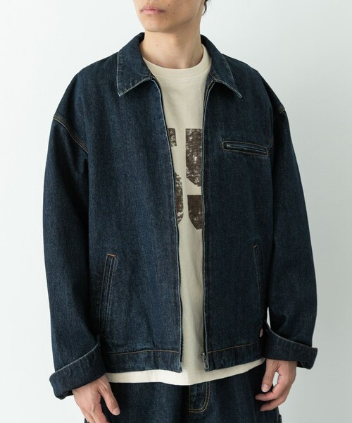 URBAN RESEARCH Sonny Label（アーバンリサーチサニーレーベル）の「『別注』RED KAP×Sonny Label　デニムジップブルゾン（デニムジャケット・メンズ・インディゴ/ワンウォッシュ・M/L）」の8枚目の写真