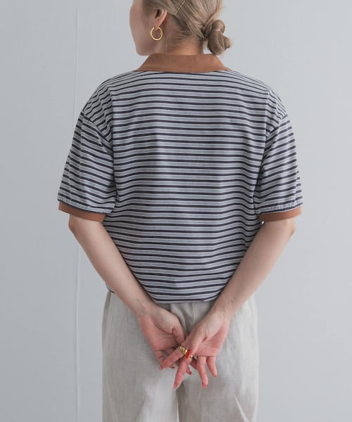 URBAN RESEARCH DOORS(アーバンリサーチドアーズ)の「『別注』STAR&STRIPE×DOORS MULTI POLO(ポロシャツ・レディース・GRAY/BROWN・One)」の12枚目の写真