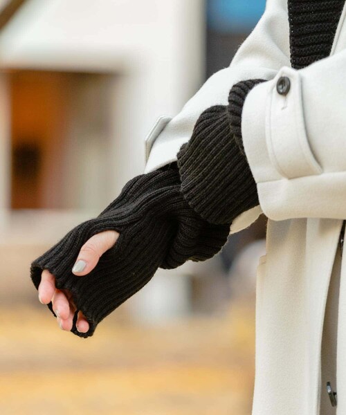 SMELLY（スメリー）の「リブアームウォーマー（ベルト・レディース・BEG/BLK/BLU・-）」の12枚目の写真