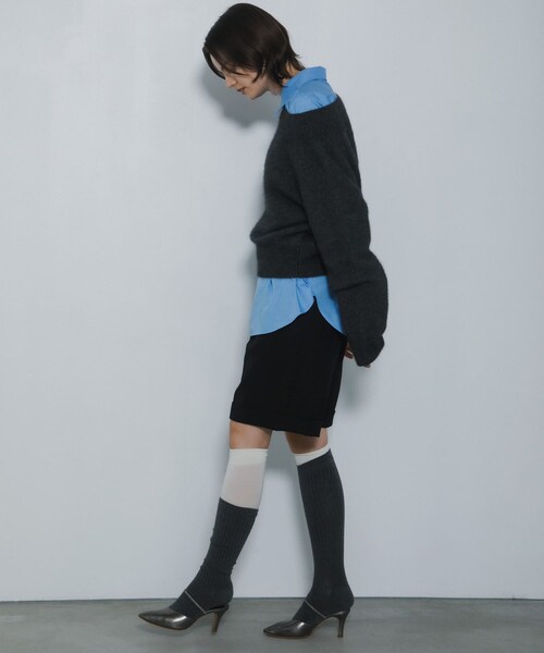 SENSE OF PLACE by URBAN RESEARCH（センスオブプレイスバイアーバンリサーチ）の「ターンバックハーフパンツ（その他パンツ・レディース・BLACK/Y.BEIGE・S/M）」の19枚目の写真