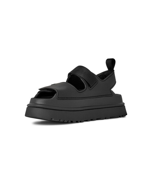 ADAM ET ROPE'(アダムエロペ)の「【UGG(アグ)】W GOLDENGLOW / ゴールデングロウ(サンダル・レディース・ブラック・23.0/24.0/25.0)」の3枚目の写真