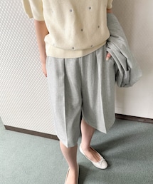 URBAN RESEARCH DOORS | 『セットアップ対応』 ワンタックハーフパンツ(その他パンツ)