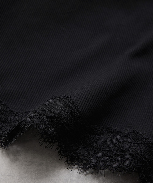 VIS（ビス）の「カップ付きレーステレコキャミソール（キャミソール・レディース・ブラック/ライトグレー/オフホワイト・F）」の22枚目の写真