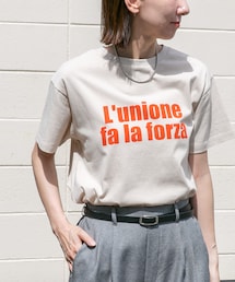 ITEMS URBANRESEARCH | ロゴハンソデTシャツ(Tシャツ/カットソー)