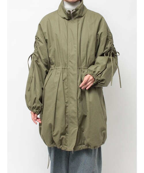 jouetie（ジュエティ）の「ギャザーリボンモッズコート（モッズコート・レディース・ブラック/ブルー/カーキ/ブラウン・M）」の8枚目の写真