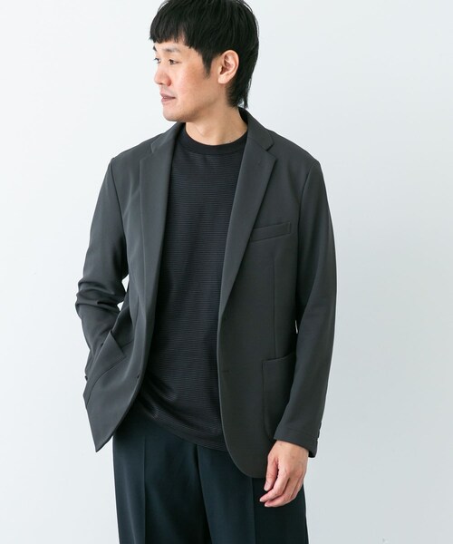URBAN RESEARCH DOORS(アーバンリサーチドアーズ)の「『イージーケア』LIFE STYLE TAILOR サーフニットジャケット(テーラードジャケット・メンズ・NAVY/GRAY・S/M/L/XL)」の7枚目の写真