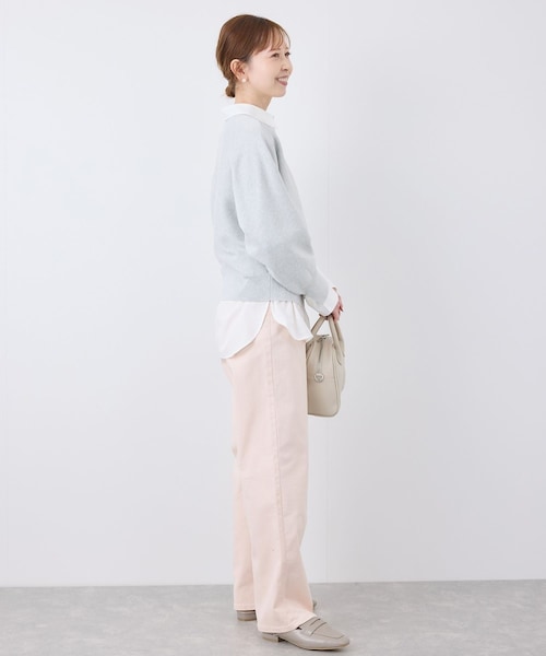 ROPE' PICNIC（ロペピクニック）の「【新色追加】【ウエスト革命デニム】ウエストシェイプハイライズマムジーンズ（デニムパンツ・レディース・ピンク/ベージュ・36/38/40）」の22枚目の写真