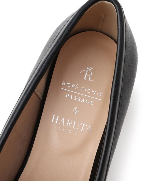 ROPE' PICNIC(ロペピクニック)の「ROPE' PICNIC PASSAGE byHARUTA/ヒールアップローファー(ローファー・レディース・ブラック/キナリ・23.0/23.5/24.0/24.5)」の14枚目の写真