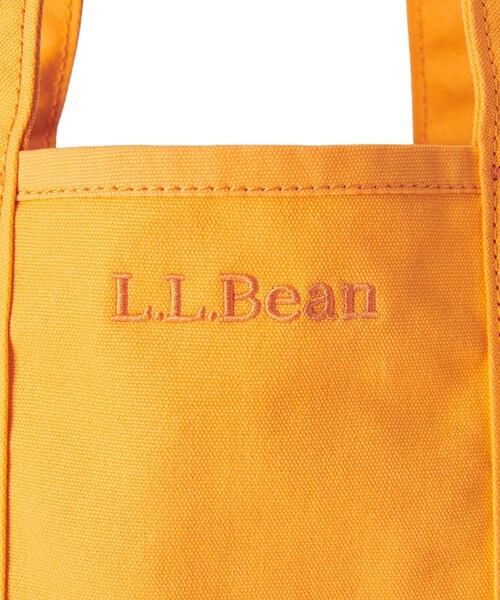 bonjour records(ボンジュールレコーズ)の「L.L.Bean/エル・エル・ビーン record tote bag for bonjor records exclusive(トートバッグ・レディース・チャコール/オレンジ・F)」の12枚目の写真