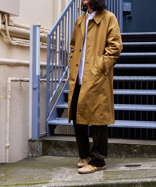 ADAM ET ROPE'（アダムエロペ）の「【AMC】Stefan（ステンカラーコート・メンズ・カーキ系・44/46/48）」の3枚目の写真